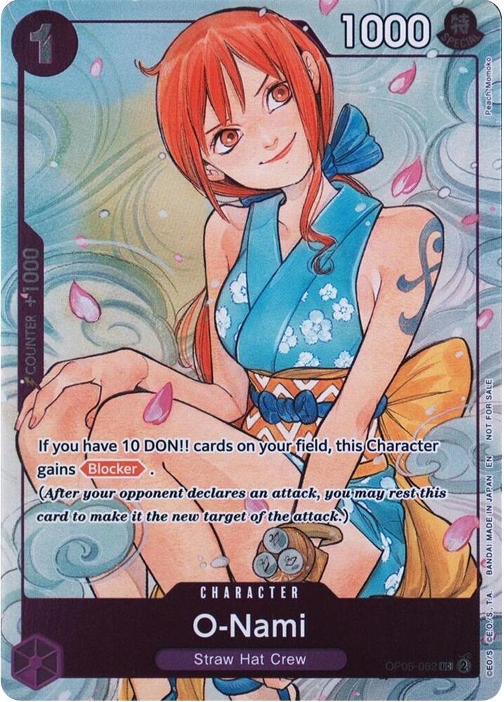 O-Nami (Dash Pack 2025) OP05-062 card from One Piece Promotion Cards
