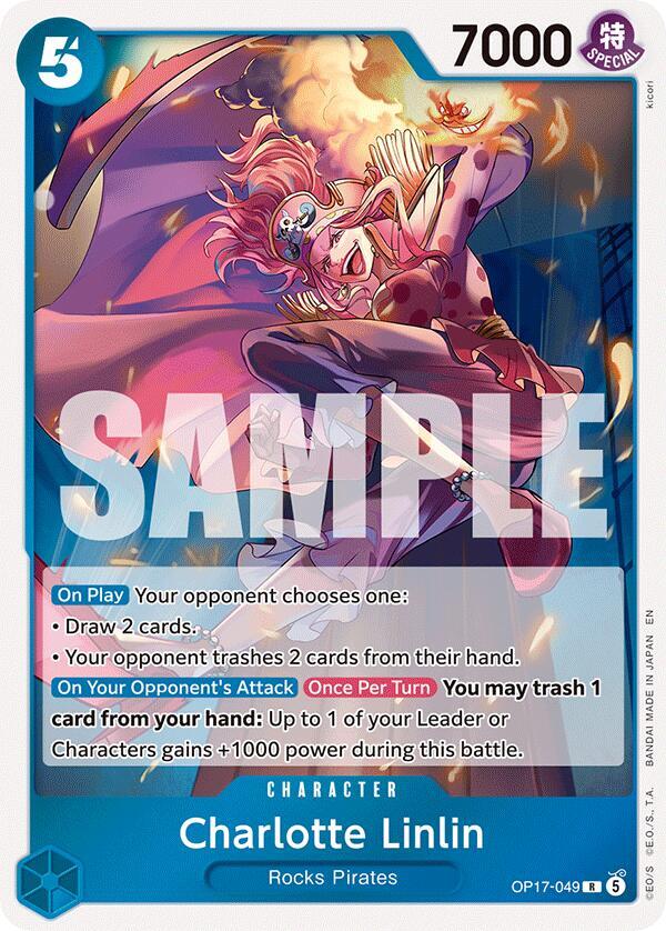 Charlotte Linlin OP17-049 card from The World's Strongest Warriors
