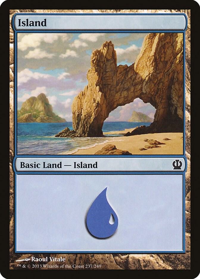 Island 237 card from Theros