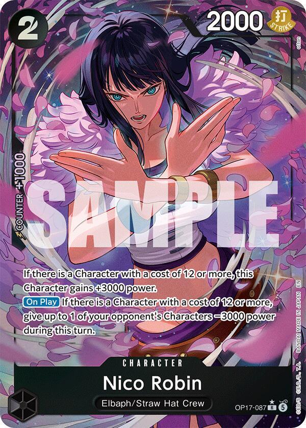 Nico Robin (Alternate Art) OP17-087 card from The World's Strongest Warriors