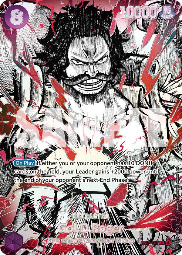 Gol.D.Roger (SP) P-107 card from The World's Strongest Warriors