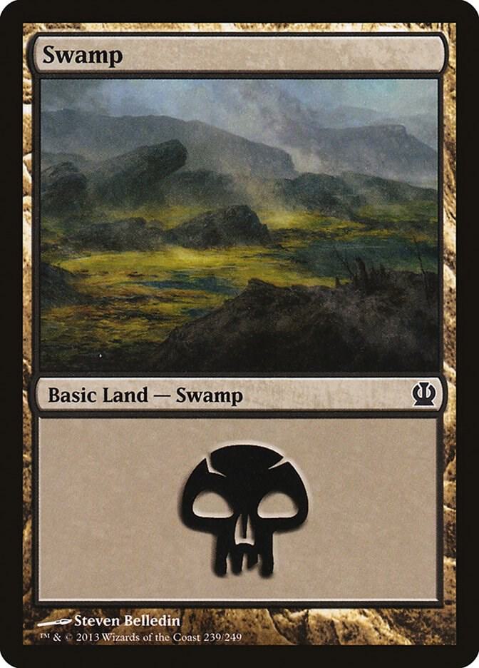 Swamp 239 card from Theros