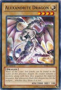 Alexandrite Dragon SDBE-EN003 card from Structure Deck: Saga of Blue-Eyes White Dragon