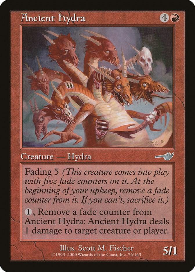 Ancient Hydra 76 card from Nemesis