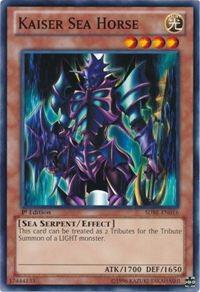 Kaiser Sea Horse SDBE-EN016 card from Structure Deck: Saga of Blue-Eyes White Dragon