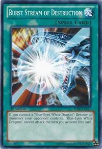 Burst Stream of Destruction SDBE-EN021 card from Structure Deck: Saga of Blue-Eyes White Dragon