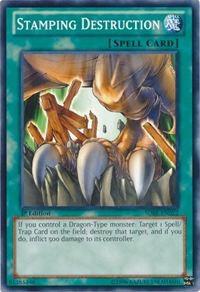 Stamping Destruction SDBE-EN022 card from Structure Deck: Saga of Blue-Eyes White Dragon
