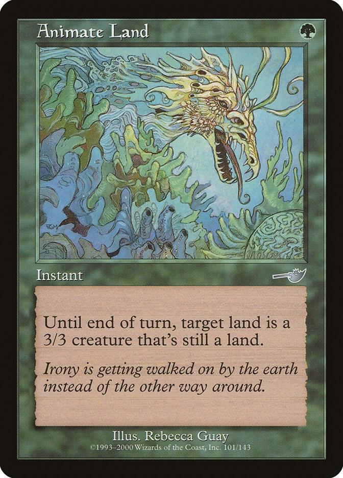 Animate Land 101 card from Nemesis