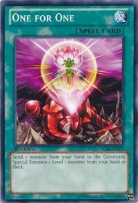 One for One SDBE-EN027 card from Structure Deck: Saga of Blue-Eyes White Dragon