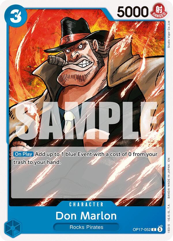 Don Marlon OP17-052 card from The World's Strongest Warriors