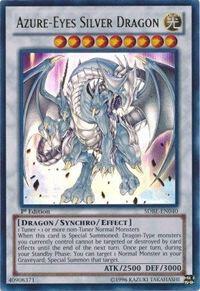 Azure-Eyes Silver Dragon SDBE-EN040 card from Structure Deck: Saga of Blue-Eyes White Dragon