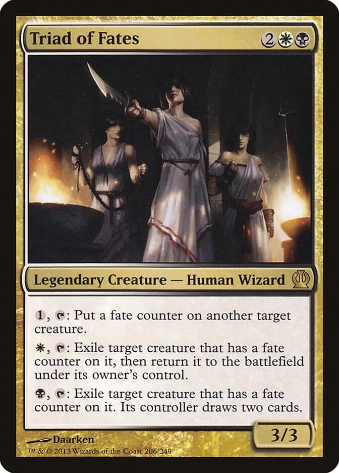 Triad of Fates 206 card from Theros