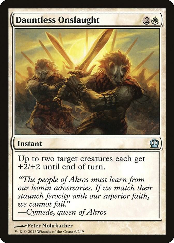 Dauntless Onslaught 6 card from Theros