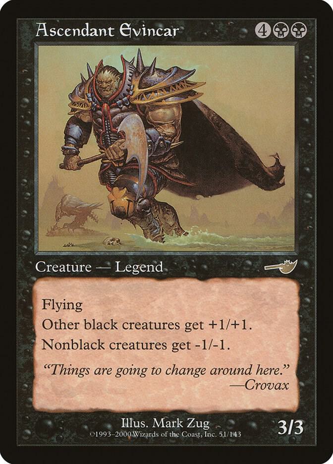 Ascendant Evincar 51 card from Nemesis