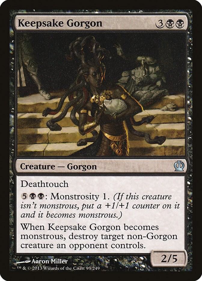Keepsake Gorgon 93 card from Theros