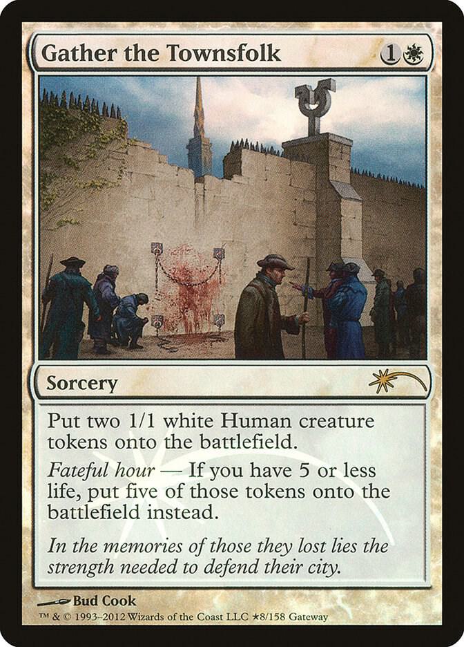 Gather the Townsfolk 8 card from WPN & Gateway Promos