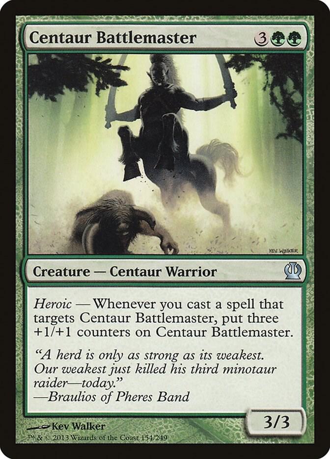 Centaur Battlemaster 154 card from Theros