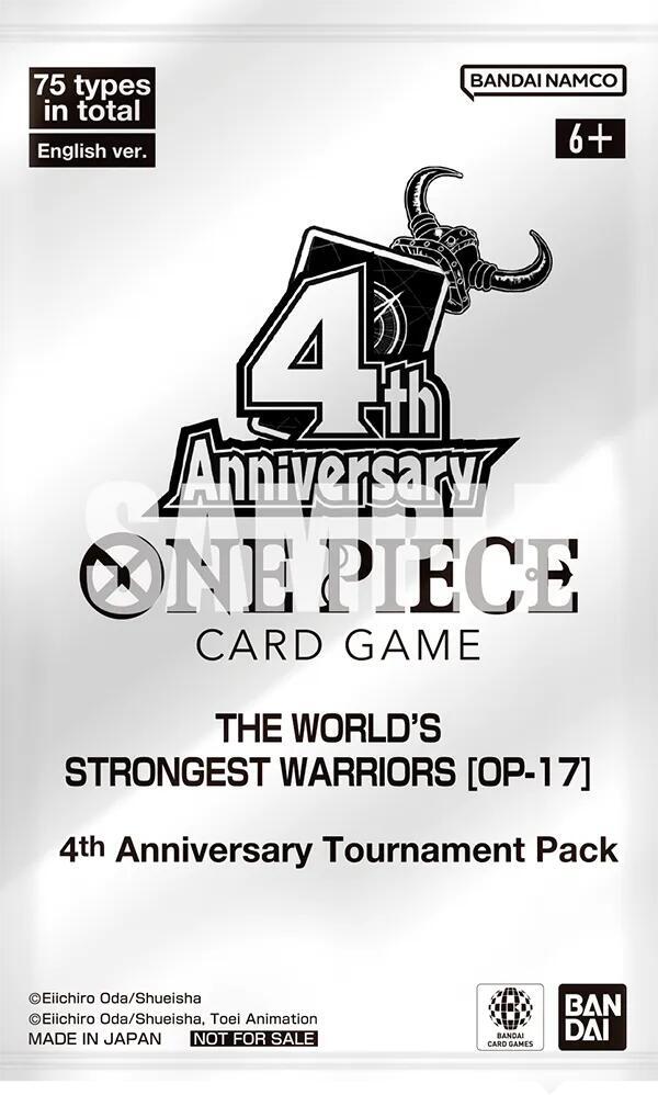 The World's Strongest Warriors - 4th Anniversary Tournament Pack card from The World's Strongest Warriors Release Event Cards