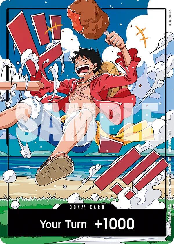DON!! Card (World United) (Luffy) card from One Piece Promotion Cards