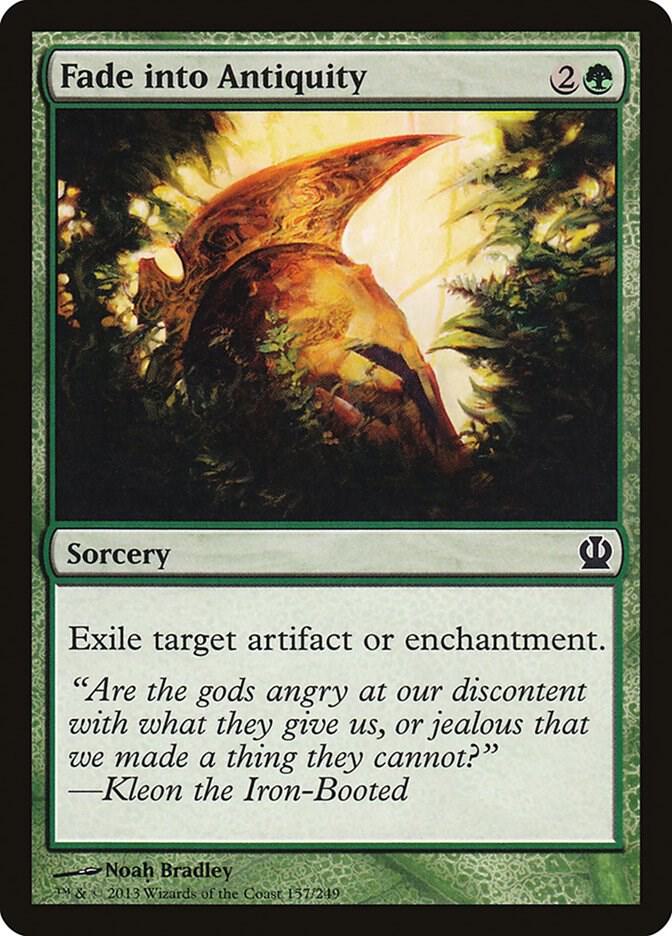 Fade into Antiquity 157 card from Theros