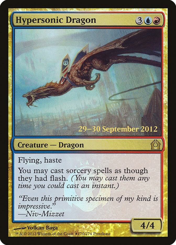 Hypersonic Dragon 170 card from Prerelease Cards
