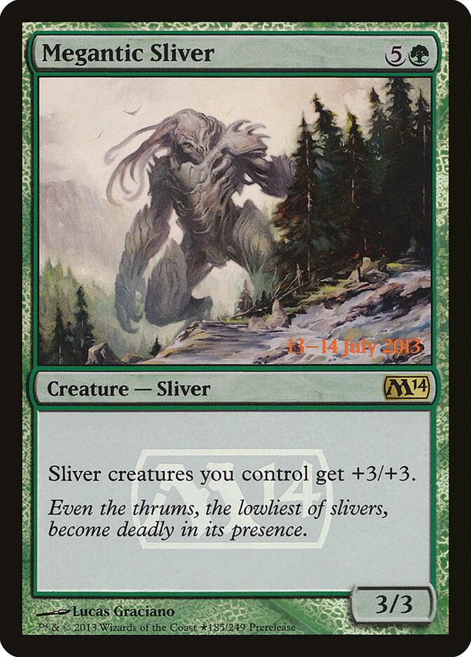 Megantic Sliver 185 card from Prerelease Cards