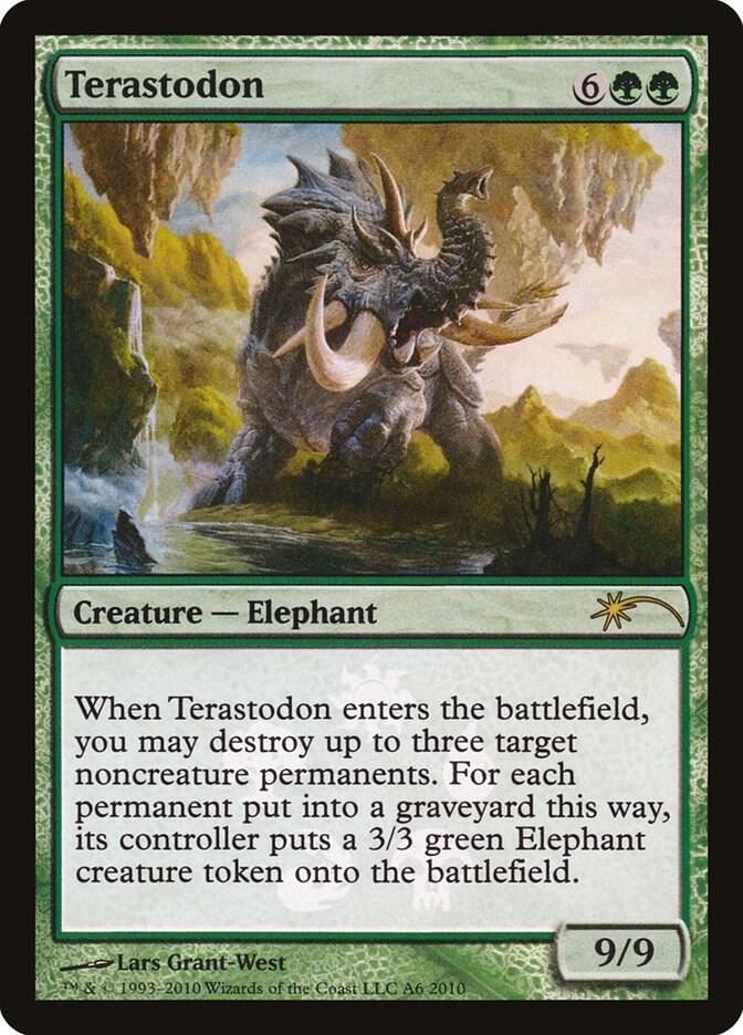 Terastodon A6 card from Media Promos