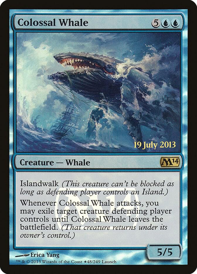 Colossal Whale 48 card from Launch Party & Release Event Promos