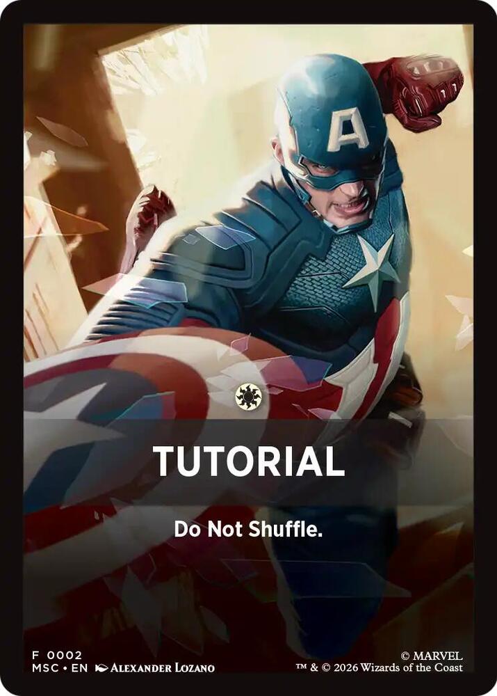 Tutorial Theme Card 2 card from Commander: Marvel Super Heroes