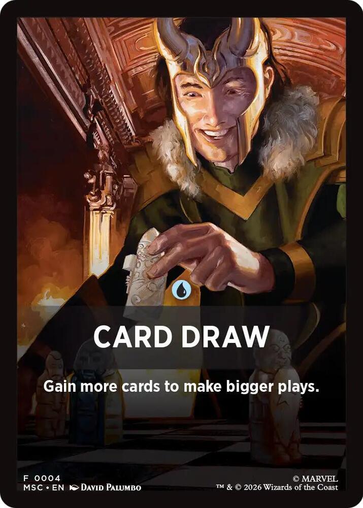 Card Draw Theme Card 4 card from Commander: Marvel Super Heroes