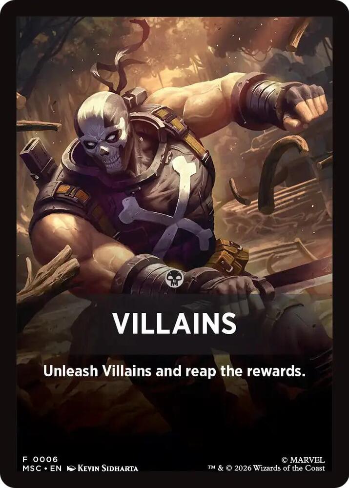 Villains Theme Card 6 card from Commander: Marvel Super Heroes