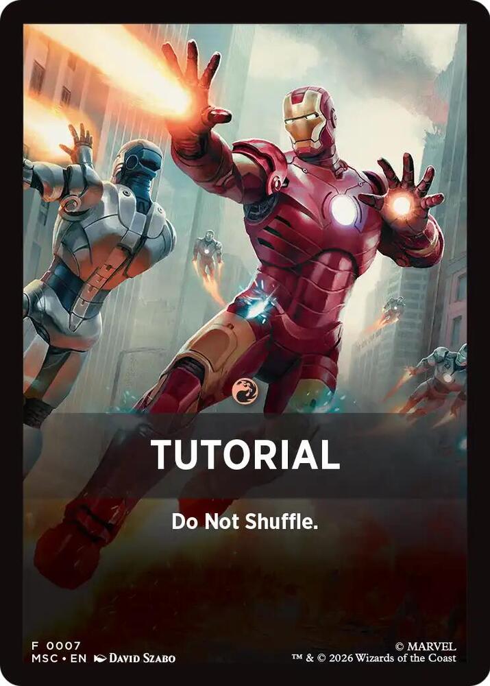 Tutorial Theme Card 7 card from Commander: Marvel Super Heroes
