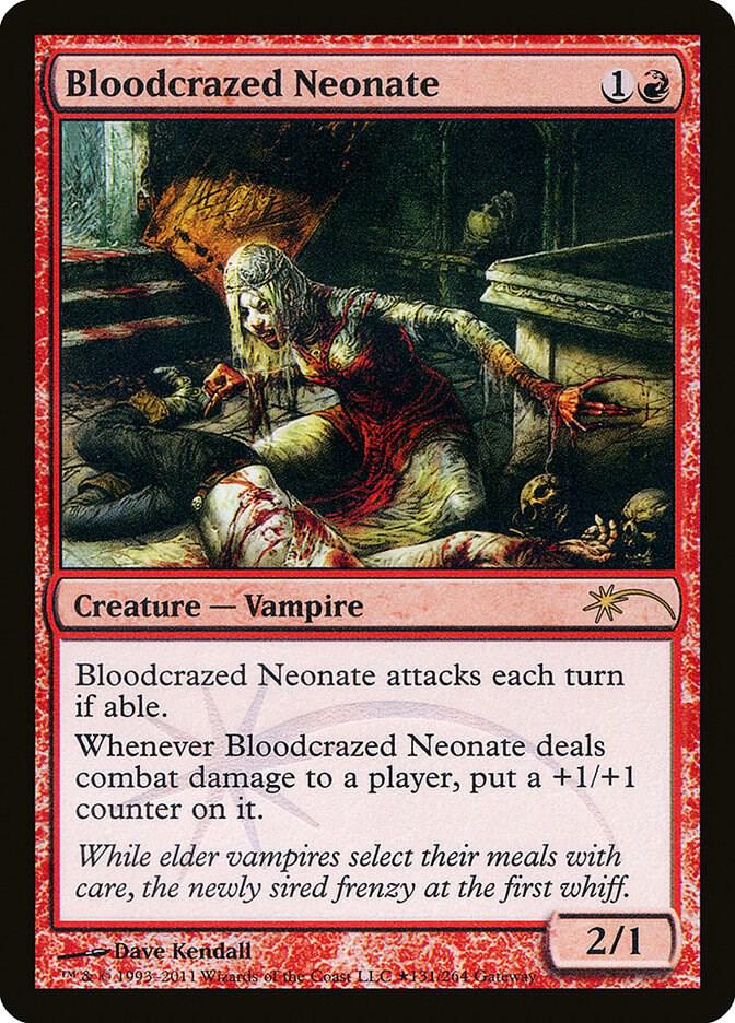 Bloodcrazed Neonate 83 card from WPN & Gateway Promos