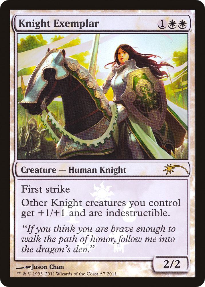 Knight Exemplar A7 card from Media Promos