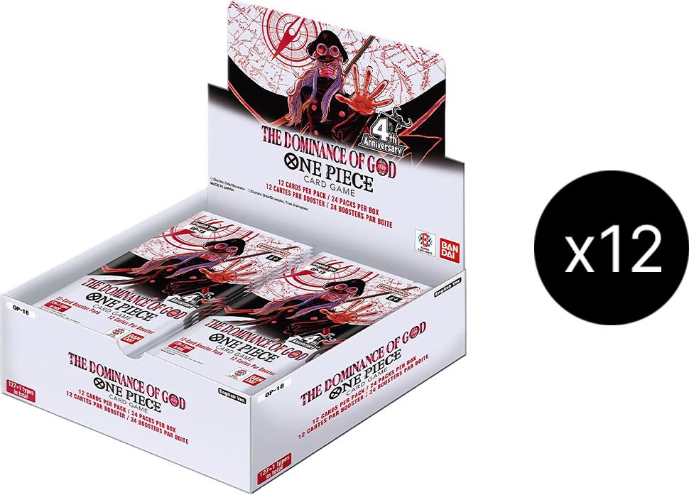 The Dominance of God Booster Box Case sealed product from The Dominance of God
