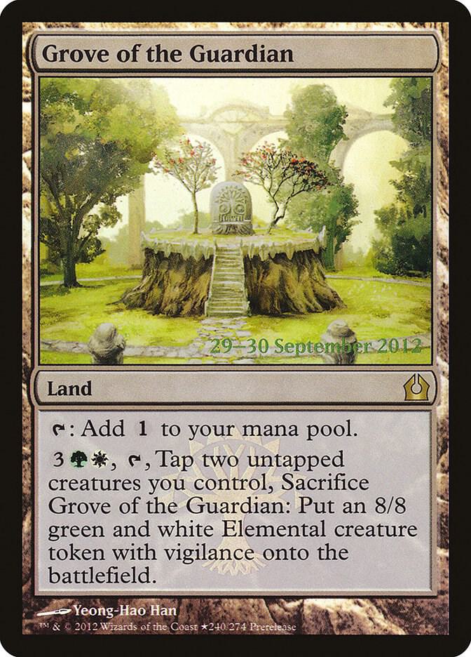 Grove of the Guardian 240 card from Prerelease Cards