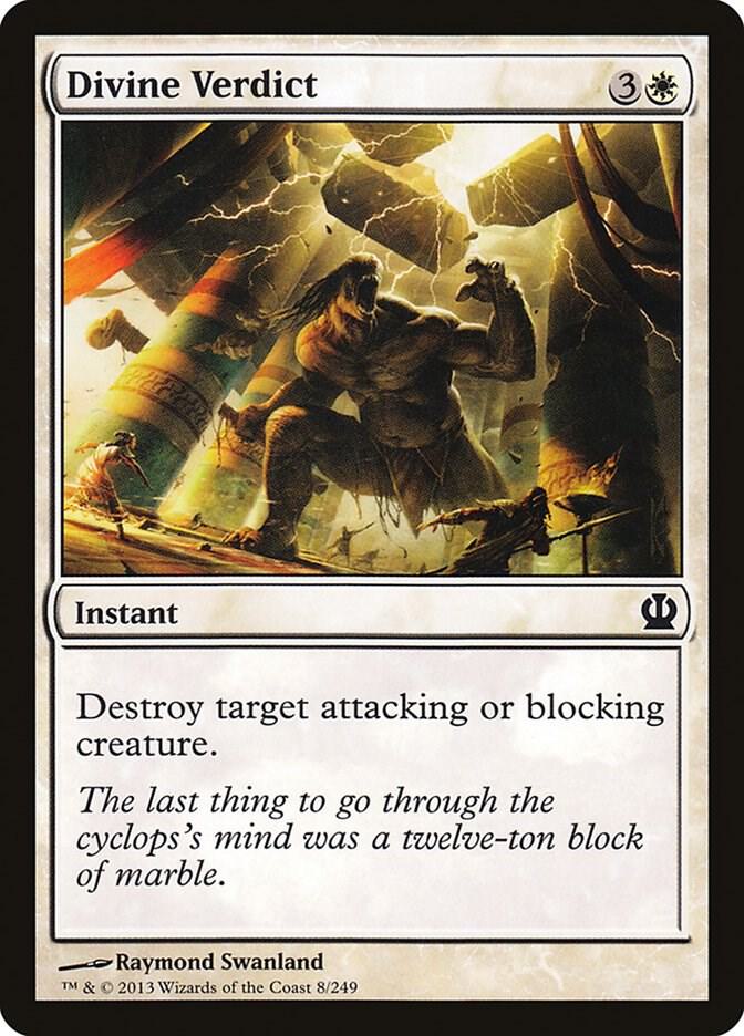 Divine Verdict 8 card from Theros