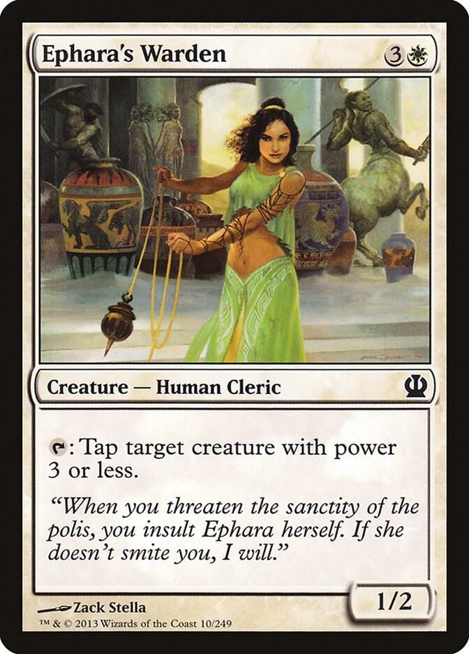 Ephara's Warden 10 card from Theros