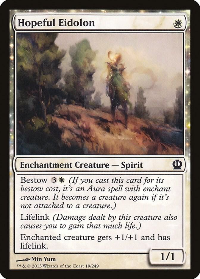 Hopeful Eidolon 19 card from Theros