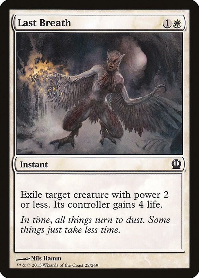 Last Breath 22 card from Theros