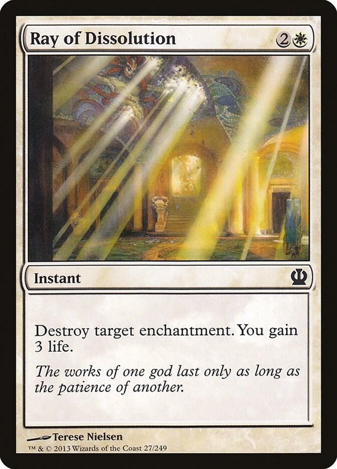 Ray of Dissolution 27 card from Theros