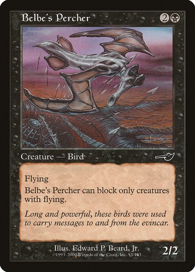 Belbe's Percher 53 card from Nemesis