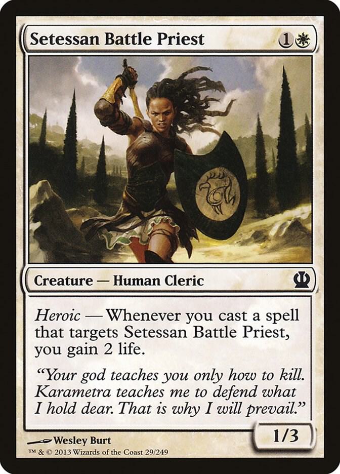 Setessan Battle Priest 29 card from Theros
