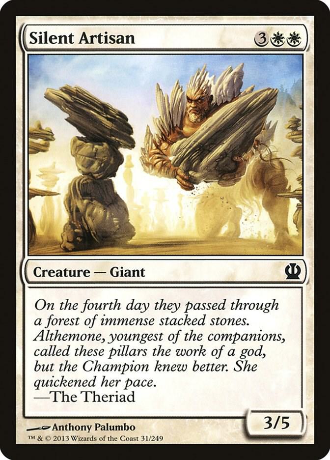 Silent Artisan 31 card from Theros