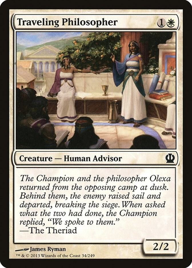 Traveling Philosopher 34 card from Theros