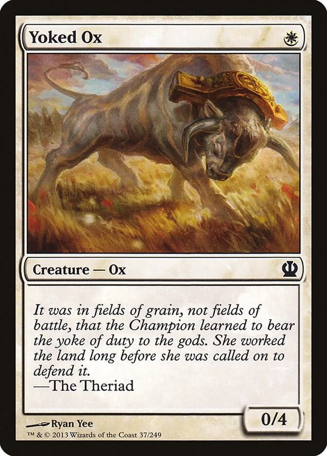 Yoked Ox 37 card from Theros