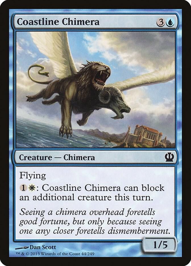 Coastline Chimera 44 card from Theros