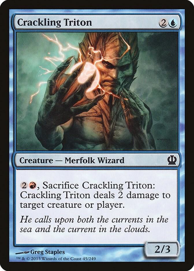Crackling Triton 45 card from Theros