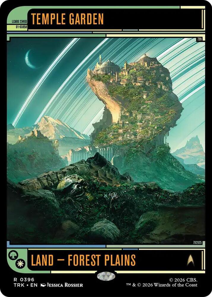Temple Garden 396 card from Star Trek