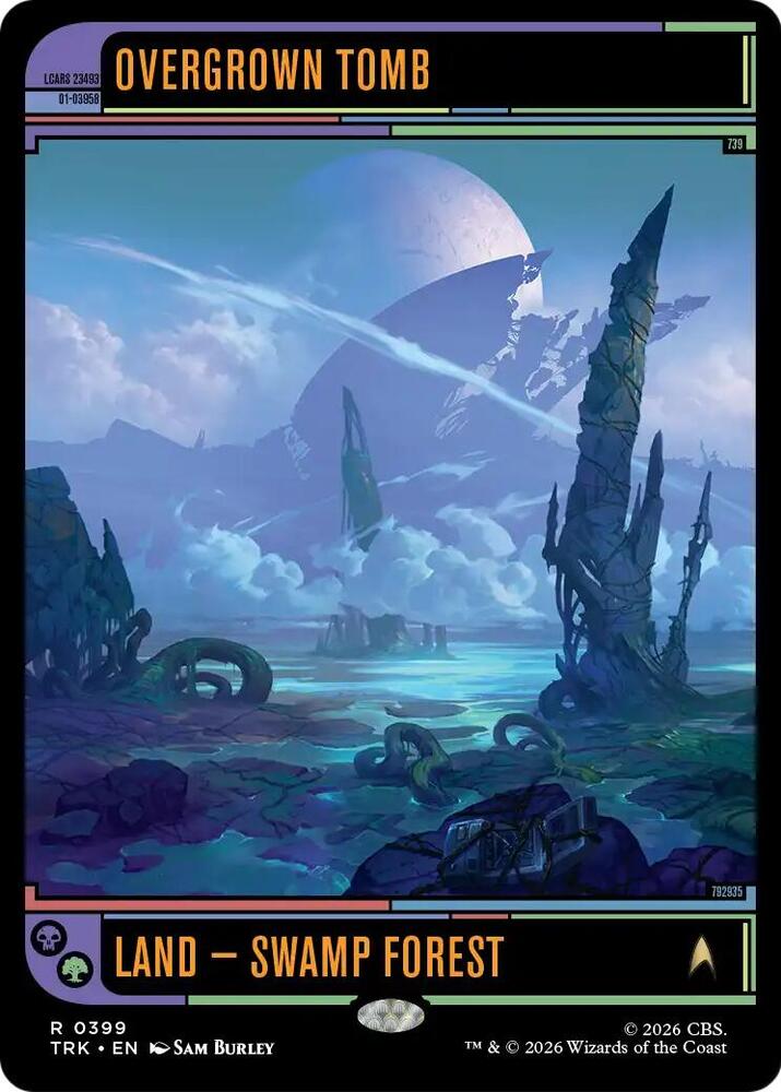 Overgrown Tomb 399 card from Star Trek